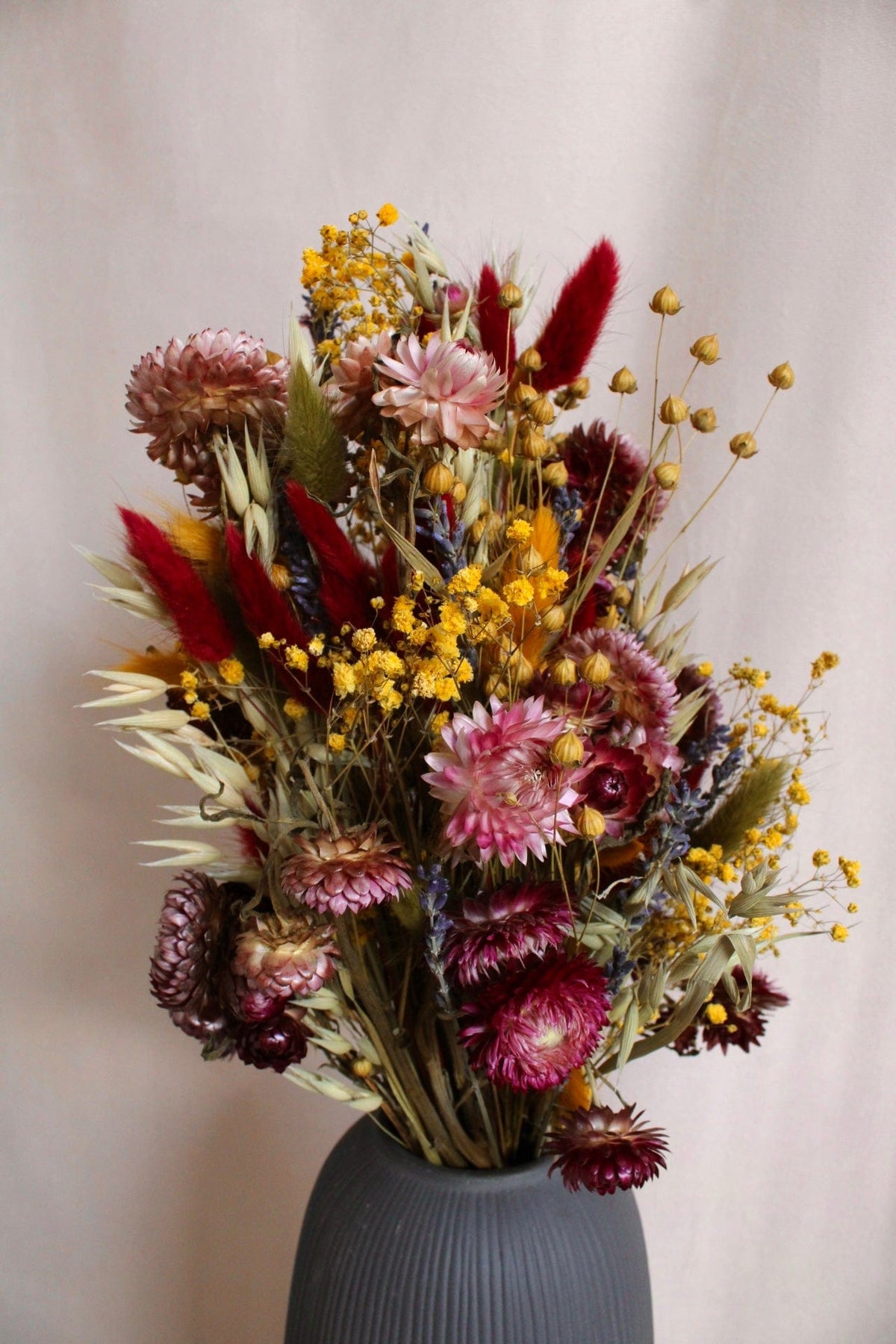 Vasenglück Trockenblumen Trockenblumenstrauss „No. 23“ mit bunten Wiesenblumen