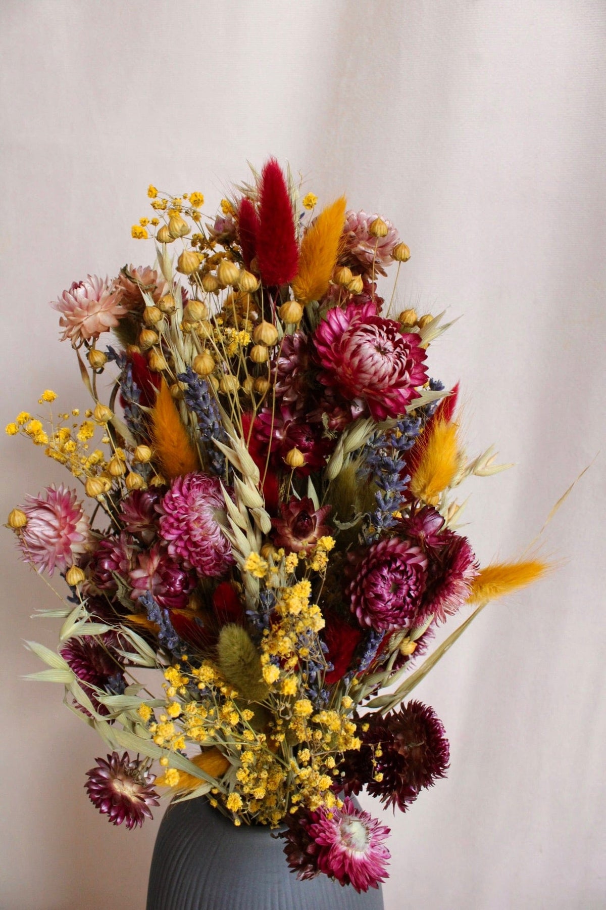 Vasenglück Trockenblumen Trockenblumenstrauss „No. 23“ mit bunten Wiesenblumen